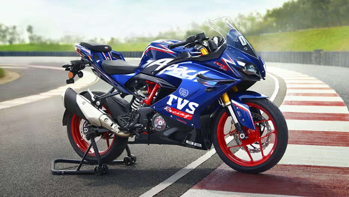 TVS Apache RR 310 Review 2025: 37.48 BHP Power, Advanced Safety, Stylish Design at Rs 3,16,333e%