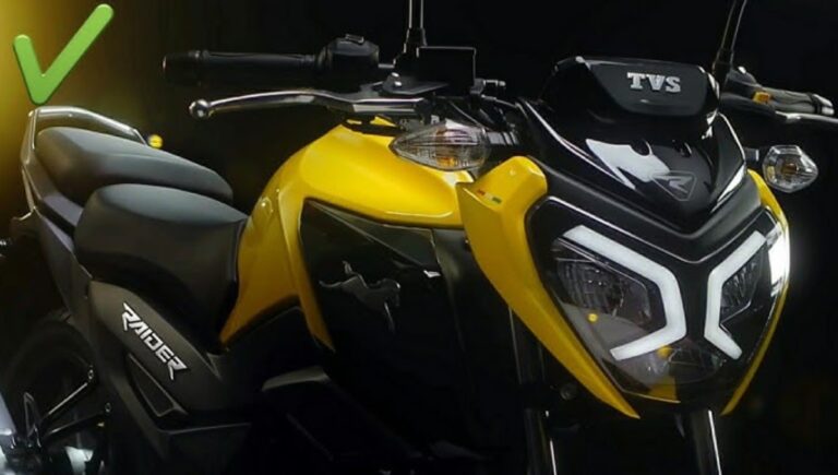 TVS Raider 125: 5-inch digital display, LED lights and USB charging port for ₹95,219